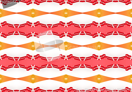 Image of Ethnic pattern. Abstract kaleidoscope  fabric design.