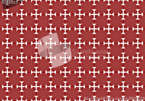 Image of Ethnic pattern. Abstract kaleidoscope  fabric design.