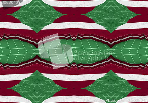 Image of Ethnic pattern. Abstract kaleidoscope  fabric design.