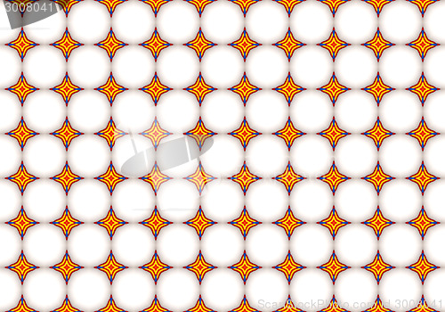 Image of Ethnic pattern. Abstract kaleidoscope  fabric design.