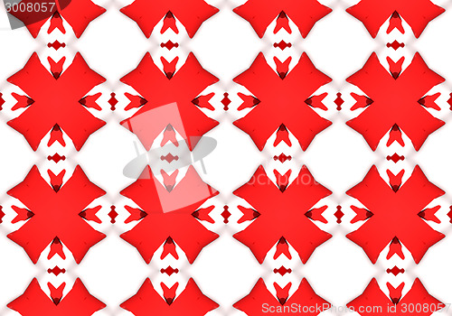 Image of Ethnic pattern. Abstract kaleidoscope  fabric design.