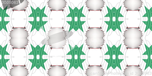 Image of Ethnic pattern. Abstract kaleidoscope  fabric design.