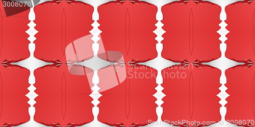 Image of Ethnic pattern. Abstract kaleidoscope  fabric design.