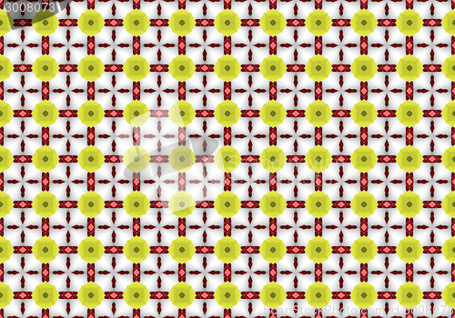 Image of Ethnic pattern. Abstract fabric design.