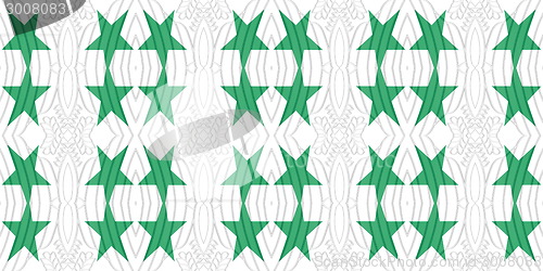 Image of Ethnic pattern. Abstract kaleidoscope  fabric design.