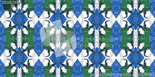 Image of Ethnic pattern. Abstract kaleidoscope  fabric design.