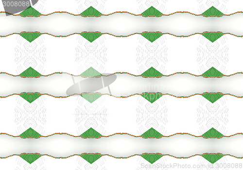 Image of Ethnic pattern. Abstract kaleidoscope  fabric design.