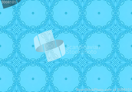 Image of Ethnic pattern. Abstract kaleidoscope  fabric design.