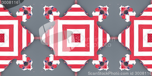 Image of Ethnic pattern. Abstract kaleidoscope  fabric design.