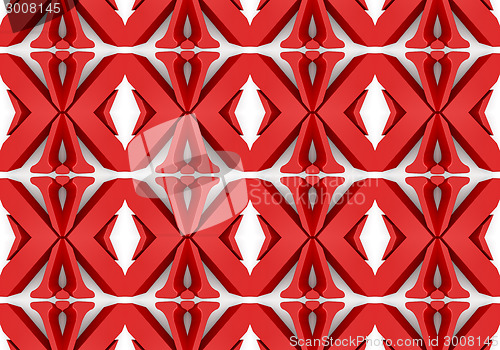 Image of Ethnic pattern. Abstract kaleidoscope  fabric design.