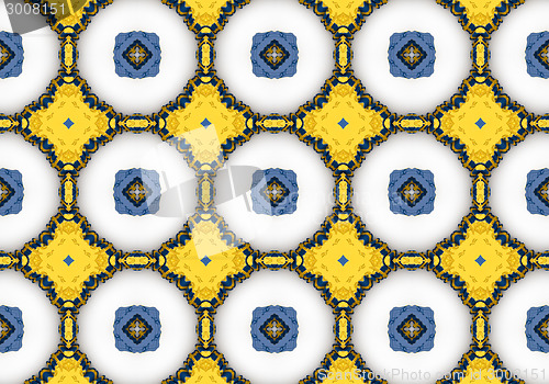 Image of Ethnic pattern. Abstract fabric design.