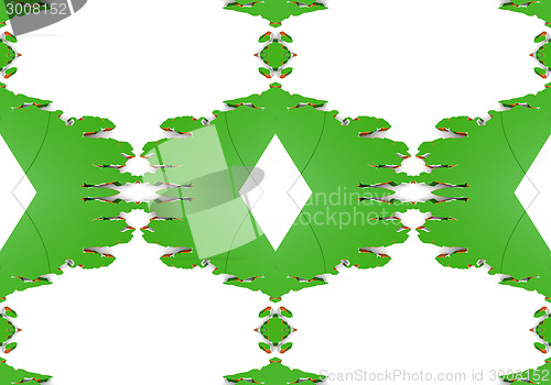 Image of Ethnic pattern. Abstract kaleidoscope  fabric design.