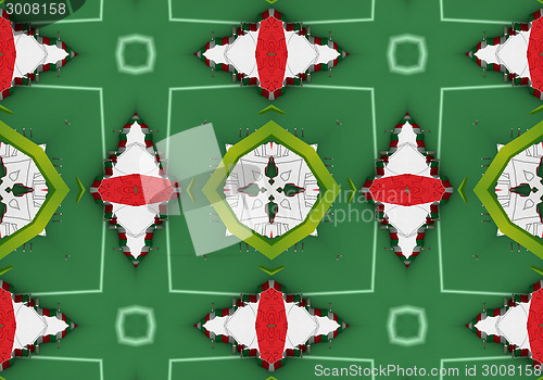 Image of Ethnic pattern. Abstract kaleidoscope  fabric design.