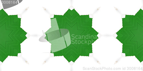 Image of Ethnic pattern. Abstract kaleidoscope  fabric design.