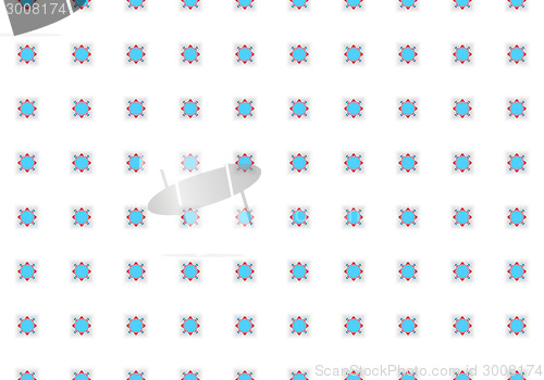 Image of Ethnic pattern. Abstract kaleidoscope  fabric design.