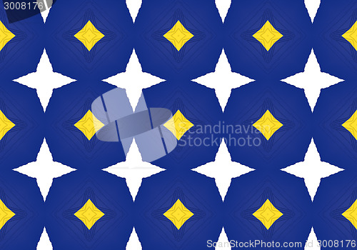 Image of Ethnic pattern. Abstract kaleidoscope  fabric design.