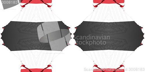 Image of Ethnic pattern. Abstract kaleidoscope  fabric design.