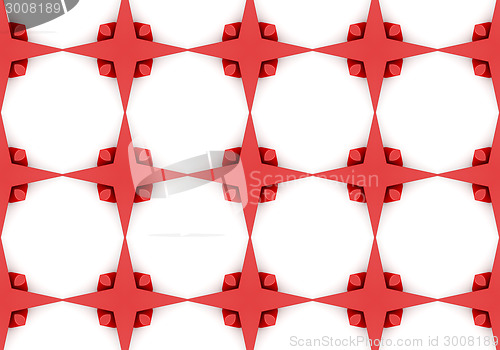 Image of Ethnic pattern. Abstract kaleidoscope  fabric design.