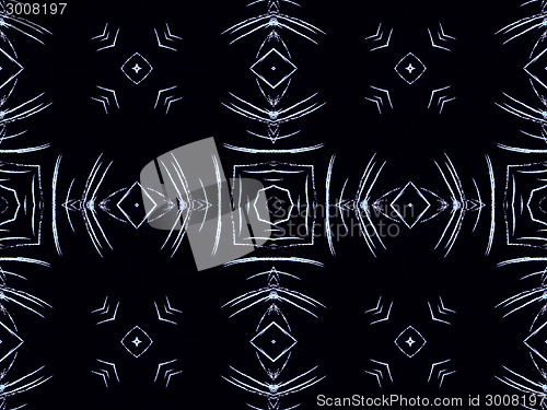 Image of Ethnic pattern. Abstract kaleidoscope  fabric design.