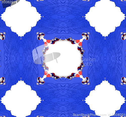 Image of Ethnic pattern. Abstract kaleidoscope  fabric design.