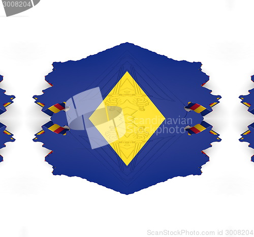 Image of Ethnic pattern. Abstract kaleidoscope  fabric design.