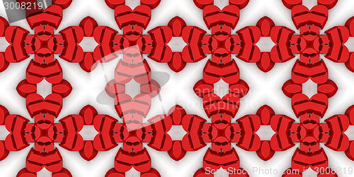Image of Ethnic pattern. Abstract kaleidoscope  fabric design.