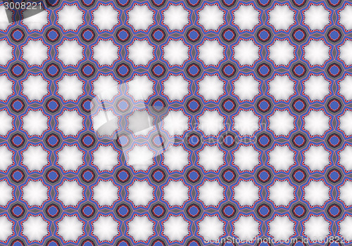 Image of Ethnic pattern. Abstract kaleidoscope  fabric design.