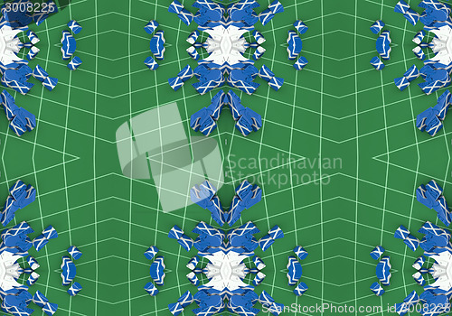 Image of Ethnic pattern. Abstract kaleidoscope  fabric design.