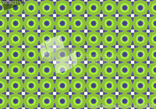 Image of Ethnic pattern. Abstract kaleidoscope  fabric design.