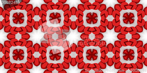 Image of Ethnic pattern. Abstract kaleidoscope  fabric design.