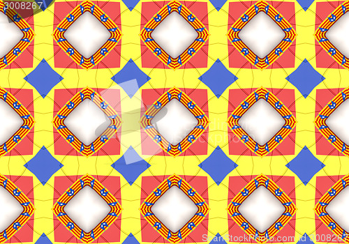 Image of Ethnic pattern. Abstract fabric design.