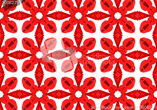 Image of Ethnic pattern. Abstract kaleidoscope  fabric design.