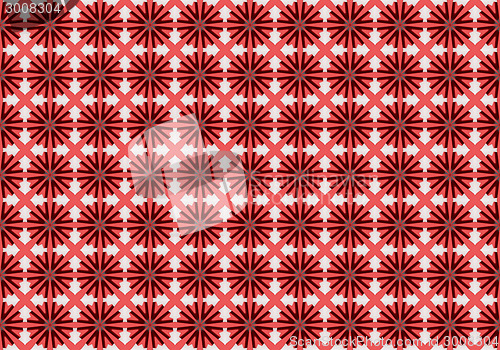 Image of Ethnic pattern. Abstract kaleidoscope  fabric design.
