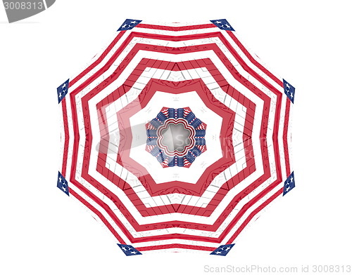 Image of Ethnic pattern. Abstract kaleidoscope  fabric design.