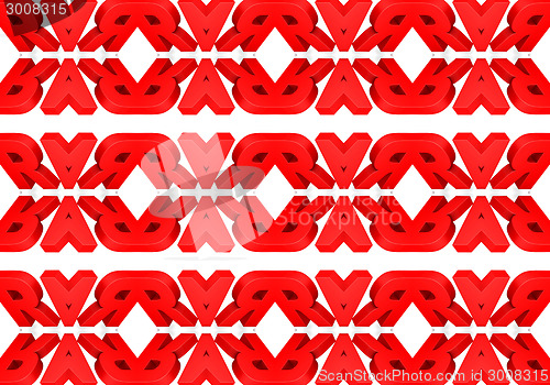 Image of Ethnic pattern. Abstract kaleidoscope  fabric design.