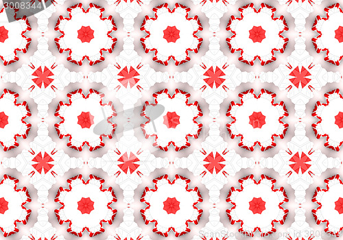 Image of Ethnic pattern. Abstract kaleidoscope  fabric design.