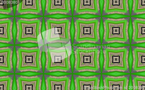 Image of Ethnic pattern. Abstract kaleidoscope  fabric design.
