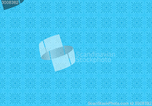 Image of Ethnic pattern. Abstract kaleidoscope  fabric design.