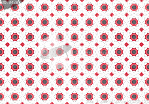 Image of Ethnic pattern. Abstract kaleidoscope  fabric design.