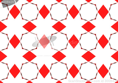 Image of Ethnic pattern. Abstract kaleidoscope  fabric design.