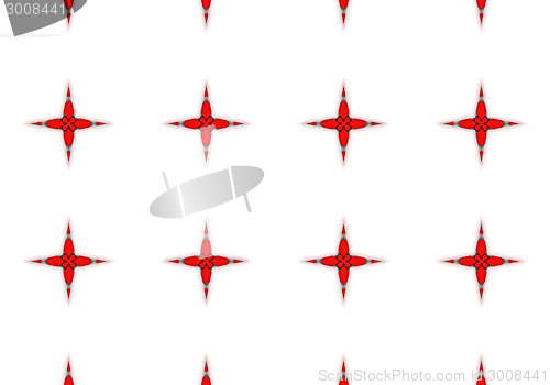 Image of Ethnic pattern. Abstract kaleidoscope  fabric design.
