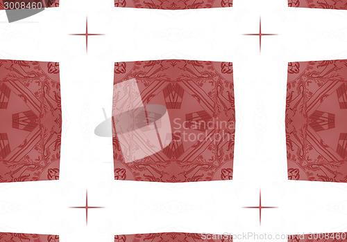 Image of Ethnic pattern. Abstract kaleidoscope  fabric design.