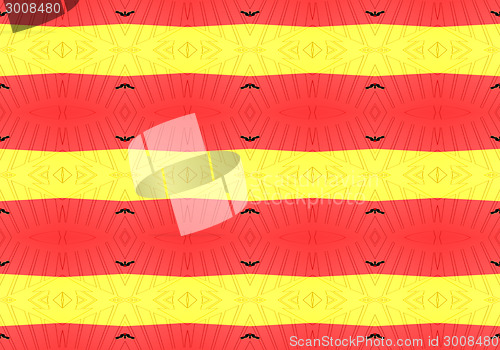 Image of Ethnic pattern. Abstract kaleidoscope  fabric design.