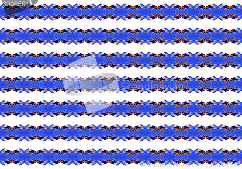 Image of Ethnic pattern. Abstract kaleidoscope  fabric design.