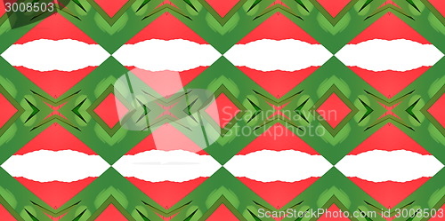 Image of Ethnic pattern. Abstract kaleidoscope  fabric design.