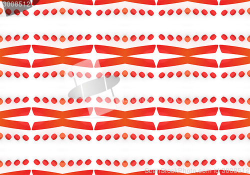 Image of Ethnic pattern. Abstract kaleidoscope  fabric design.