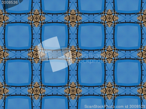 Image of Ethnic pattern. Abstract kaleidoscope  fabric design.