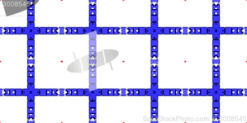 Image of Ethnic pattern. Abstract kaleidoscope  fabric design.