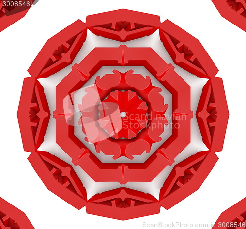 Image of Ethnic pattern. Abstract kaleidoscope  fabric design.