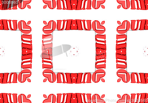 Image of Ethnic pattern. Abstract kaleidoscope  fabric design.